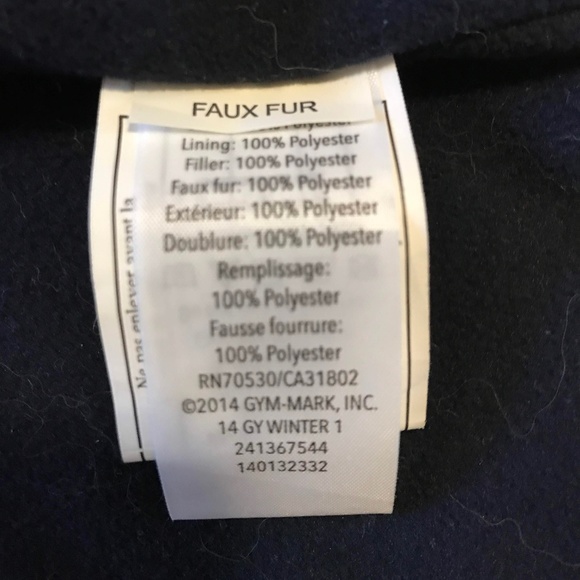 3/$15 Navy blue Gymboree puffy kids vest, small - Picture 5 of 5